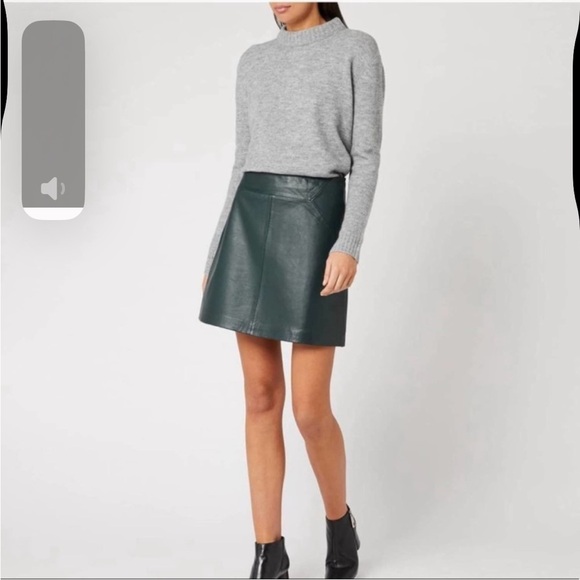 WHISTLES Neutral Gray Wool Blend Crewneck Sweater - Picture 4 of 13